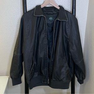 Wild Fable Women’s Distressed Faux Bomber Jacket size M